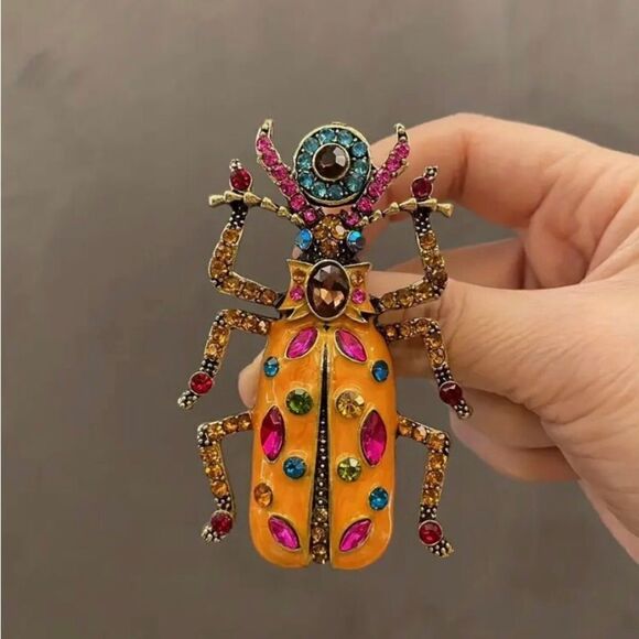 💥 Stunning & gorgeous & colorful spider brooch 💥 - Picture 3 of 3